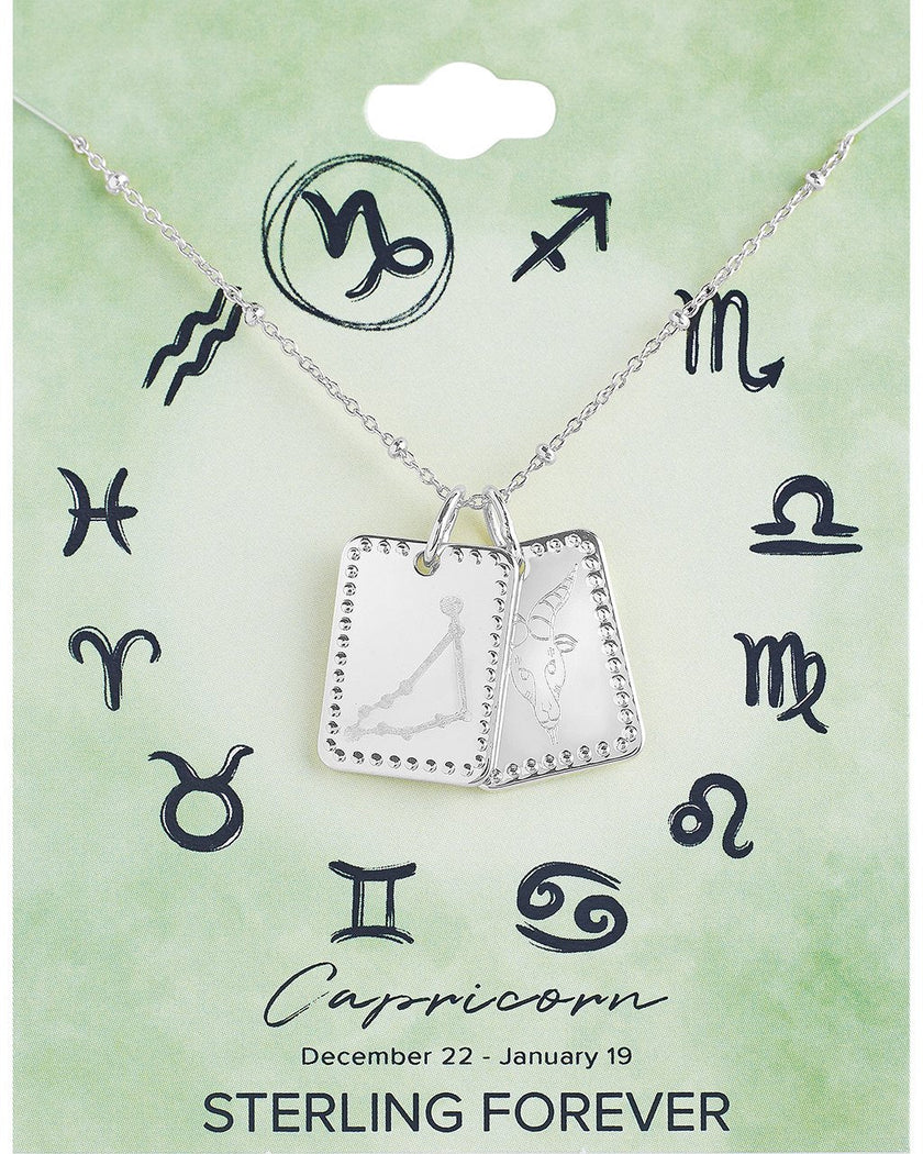 Zodiac Tag Necklace