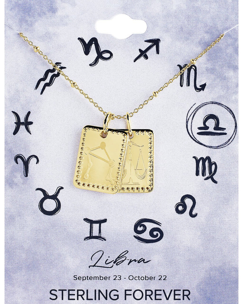 Zodiac Tag Necklace