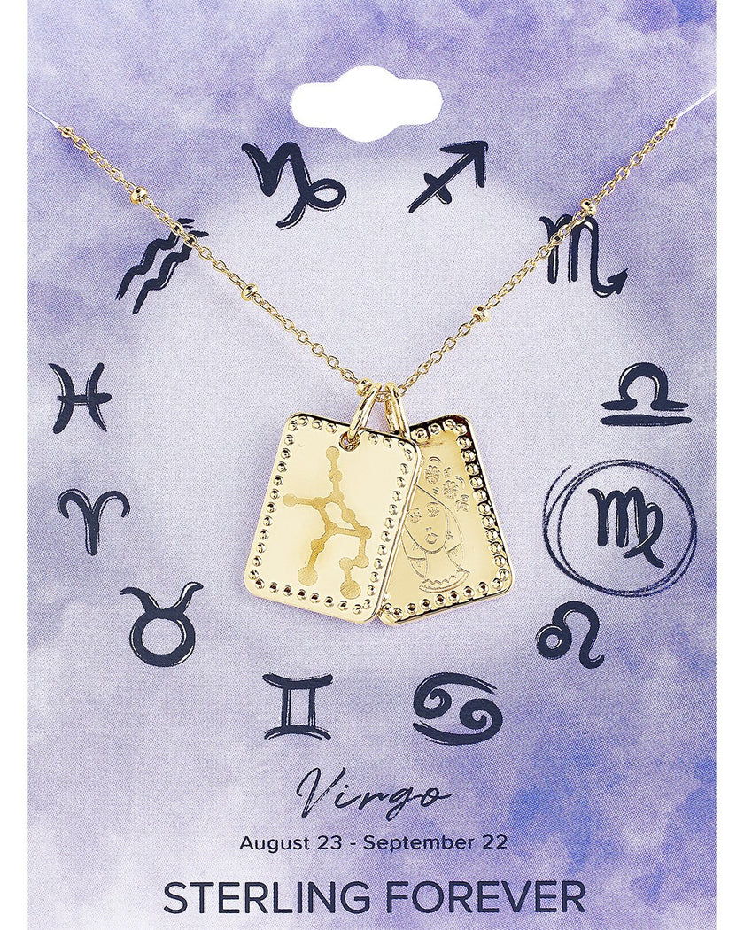 Zodiac Tag Necklace