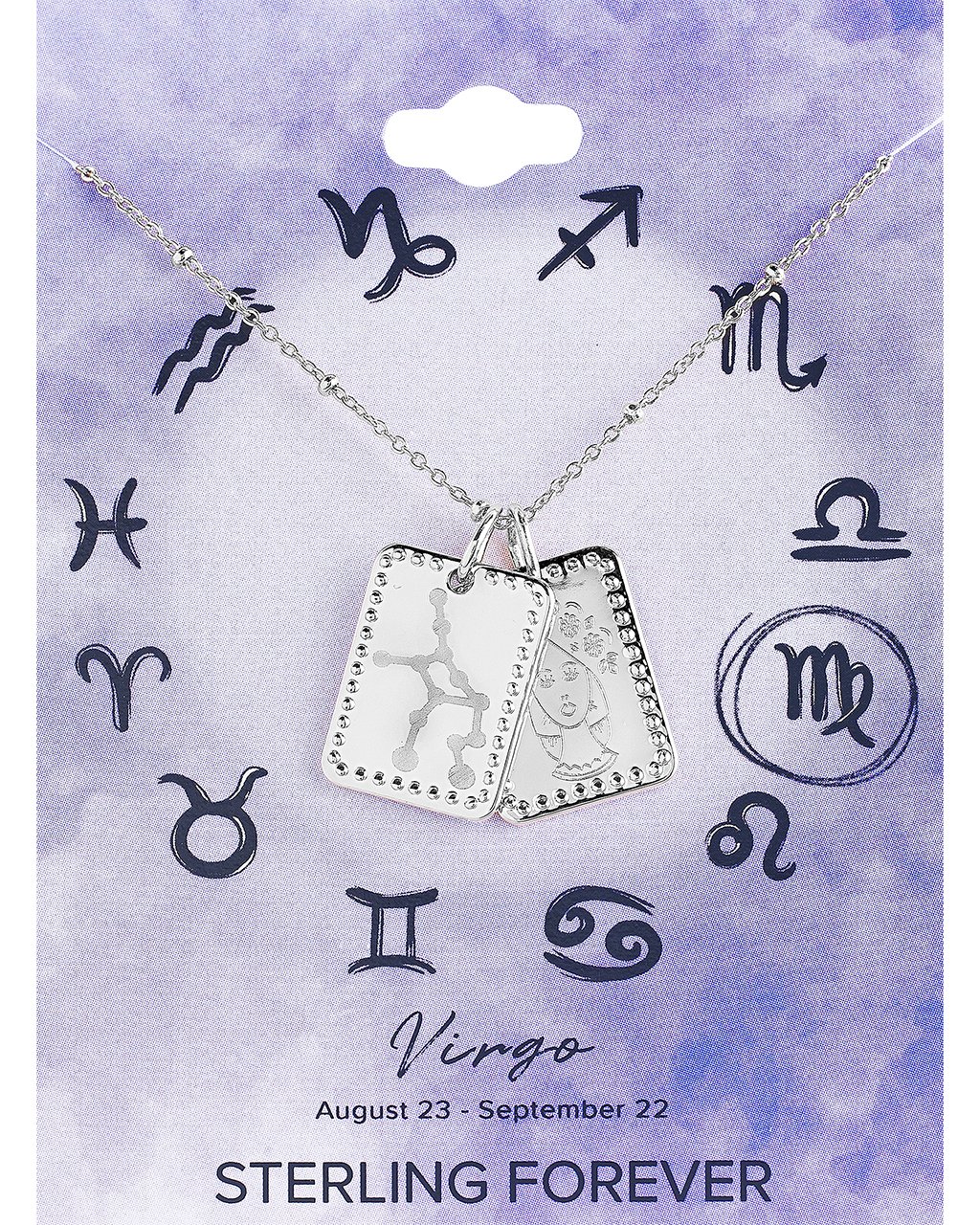 Zodiac Tag Necklace