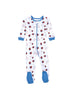 Leveret Pajamas Footed Cotton Menorah Hanukkah Pajamas