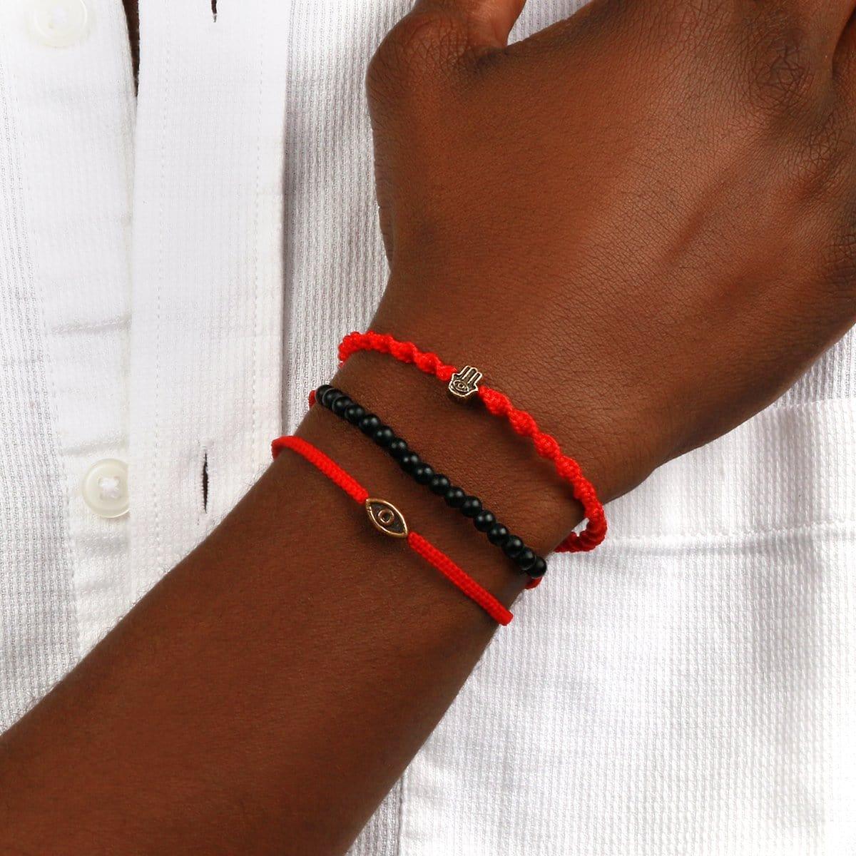 Guardian of Blessing -  Men's Red String Bracelet