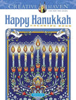 Creative Haven Happy Hanukkah Coloring Book - Paperback