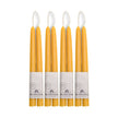 Hand-Dipped Beeswax Taper Candles - Bulk 4-Pair Bundle