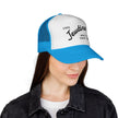 Trucker Caps, Jewish Latina Latinx Hat for Women and Men, Adjustable Baseball Cap, Vintage Style, Unique Gift Idea, Embroidered Design
