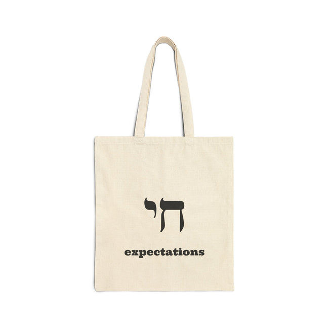 Chai Expectations Cotton Canvas Tote Bag