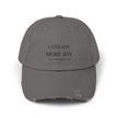 Distressed Cap, Unisex Hat for Hanukkah, Simcha Kits, Jewish Joy Yiddish Hebrew Gift, Oy More Joy Slogan, Chanukah Baseball Cap, Vintage