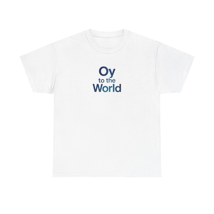 Oy to the World Tee, Chrismukkah Christmas Hanukkah Shirt gift ideas