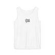 Chutzpah Unisex Garment-Dyed Tank Top, Funny Tank Top, Summer Apparel, Gift for Friends, Casual Wear, Beach Day