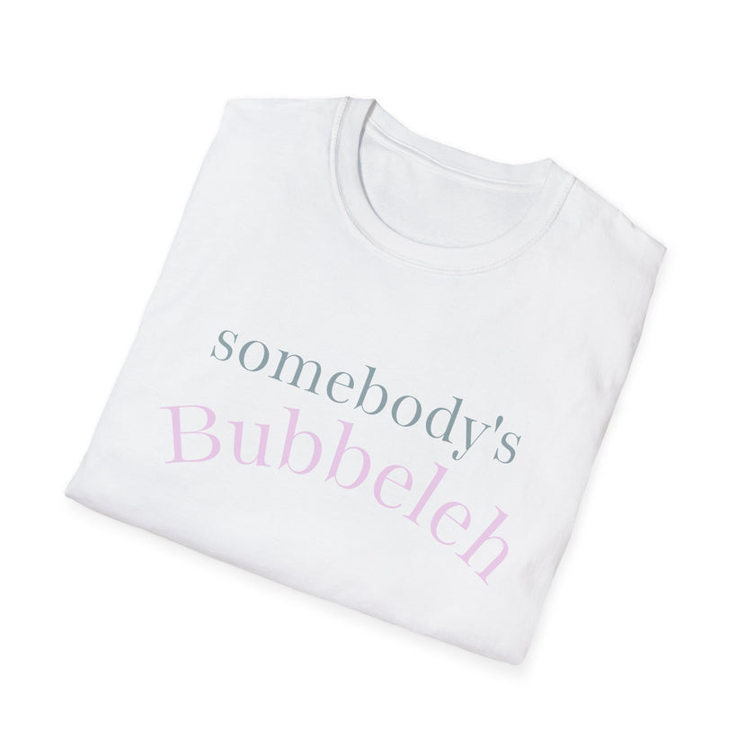 Copy of Somebody's Bubbleleh Baby Tee, Casual Women's Top, Gift for Moms, Cute Crop Tee, Spring Fashion, Family Gathering Style