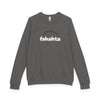 Fakakta Crewneck Sweatshirt, Cozy Unisex Raglan, Relaxed Casual Style, Great gift, Yiddish humor
