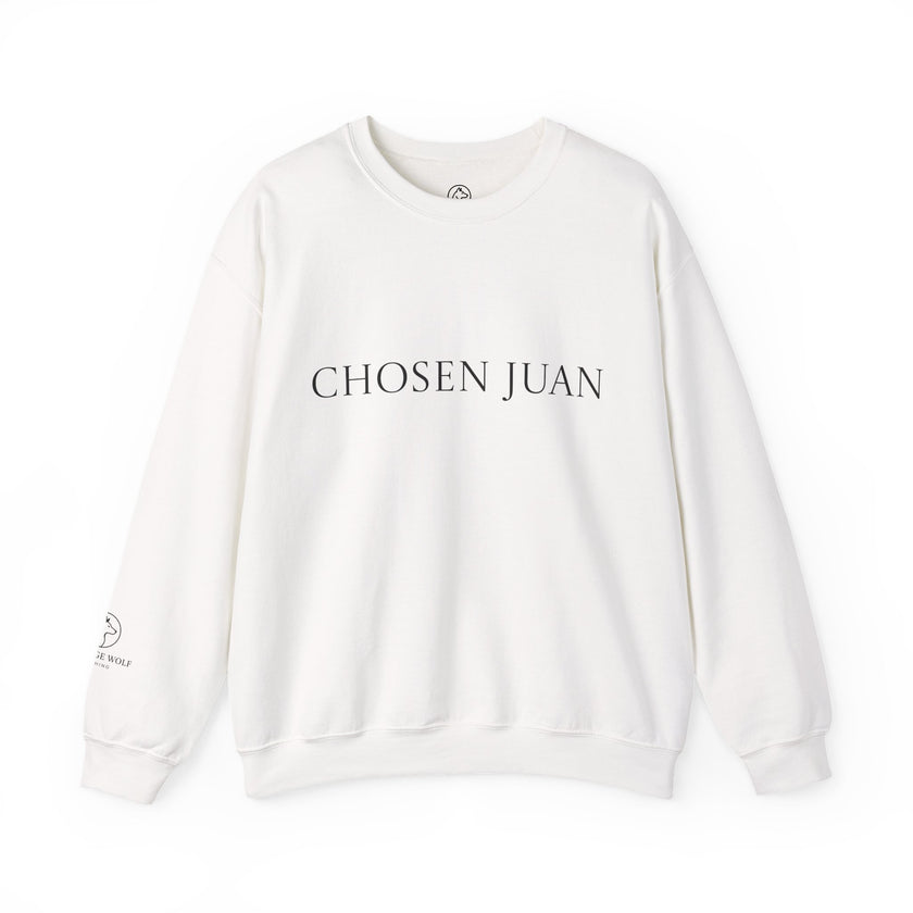 Chosen Juan - Unisex Heavy Blend™ Crewneck Sweatshirt, Unique Sweatshirt, Mexican, Jewish, Satire