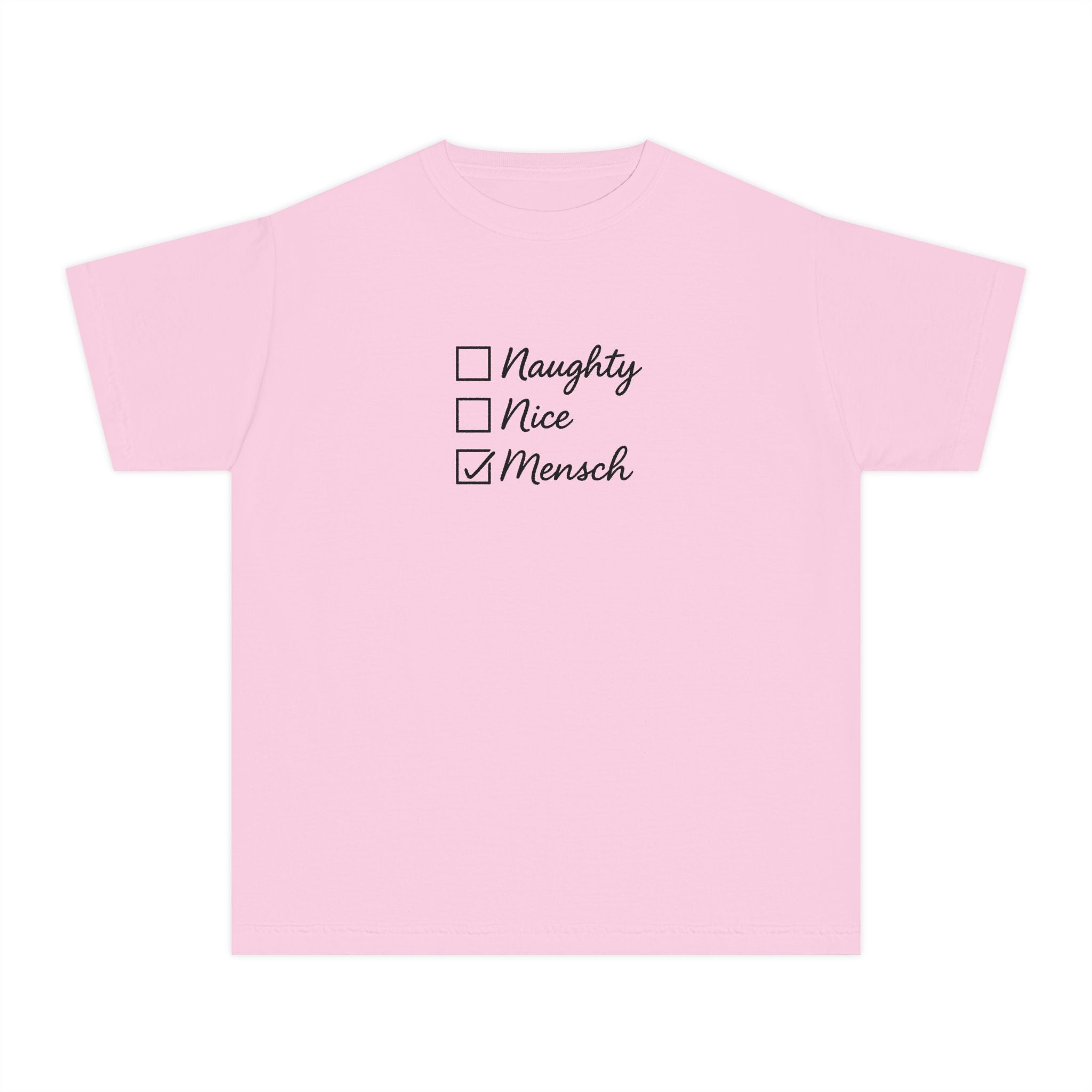 Holiday Humor Youth Tee, Christmas Hanukkah Jewish Christian Kids T-Shirt, Christmukkah Shirt, Gift