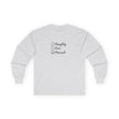 Naughty Nice Mensch checklist Long Sleeve Tee | Holiday Hanukkah Jewish