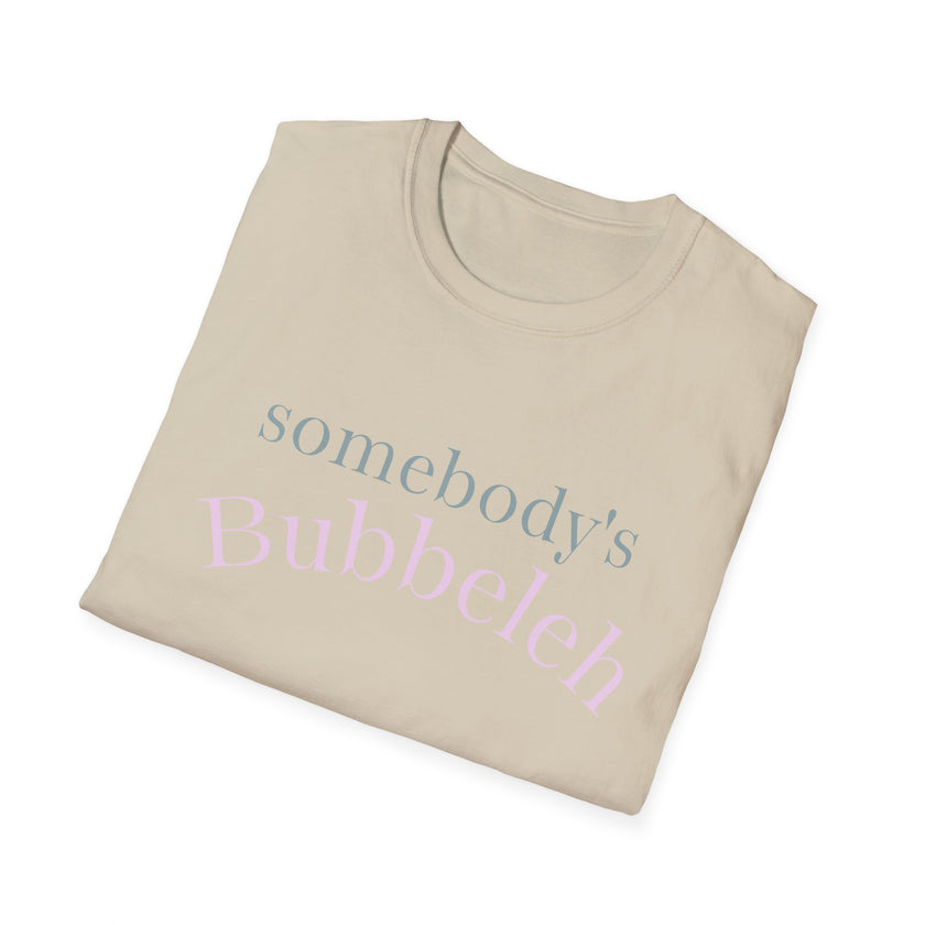 Copy of Somebody's Bubbleleh Baby Tee, Casual Women's Top, Gift for Moms, Cute Crop Tee, Spring Fashion, Family Gathering Style