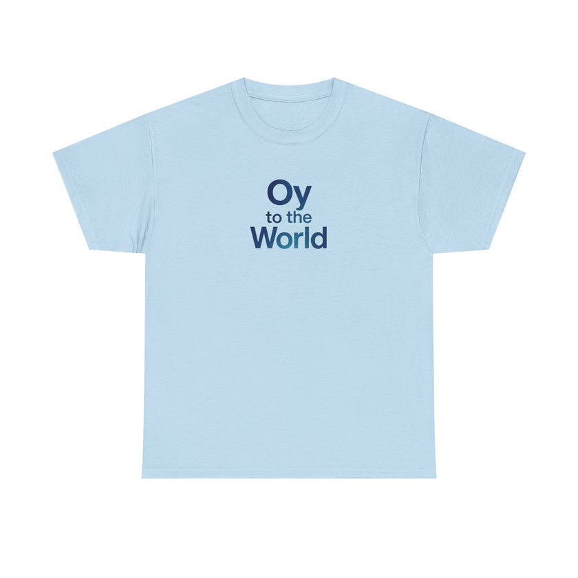 Oy to the World Tee, Chrismukkah Christmas Hanukkah Shirt gift ideas