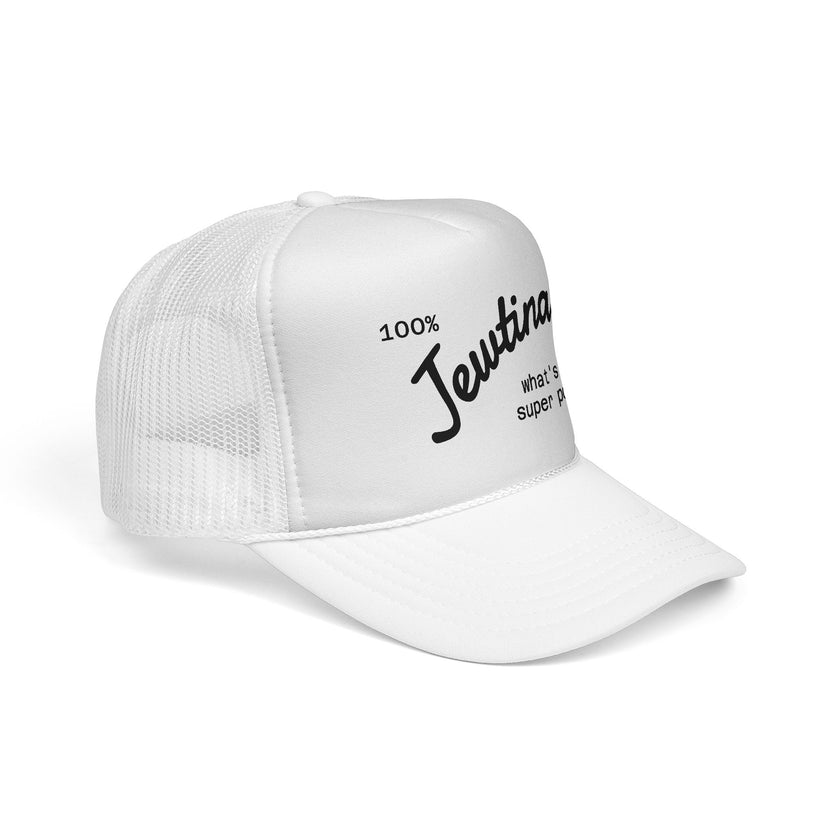 Trucker Caps, Jewish Latina Latinx Hat for Women and Men, Adjustable Baseball Cap, Vintage Style, Unique Gift Idea, Embroidered Design