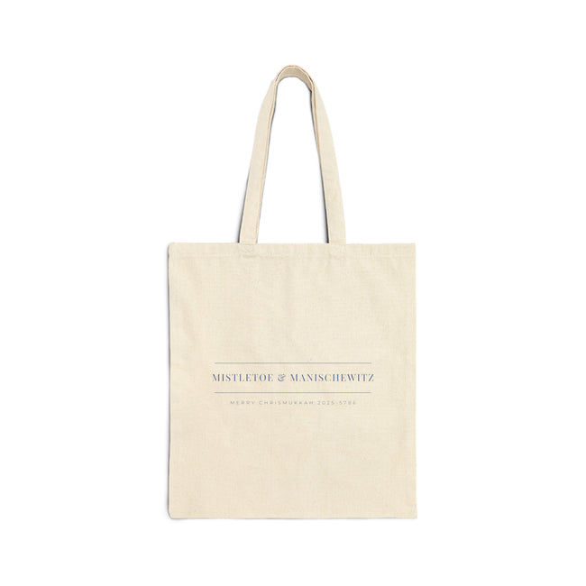 CHRISMUKKAH Fine Line minimal Holoday Hanukkah Christmas Tote Gift Bag
