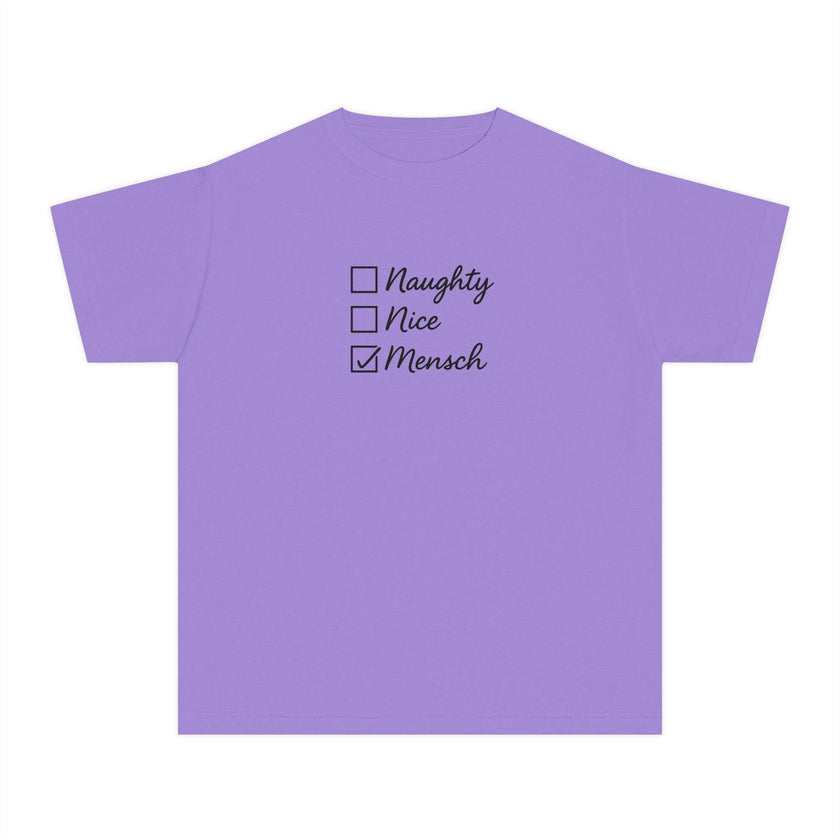Holiday Humor Youth Tee, Christmas Hanukkah Jewish Christian Kids T-Shirt, Christmukkah Shirt, Gift