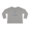 Positive Energy Toddler Long Sleeve Tee with Evil Eye Design, Good Vibes Shirt for Kids, Jewish Christian Clothing, Religious Toddler Top