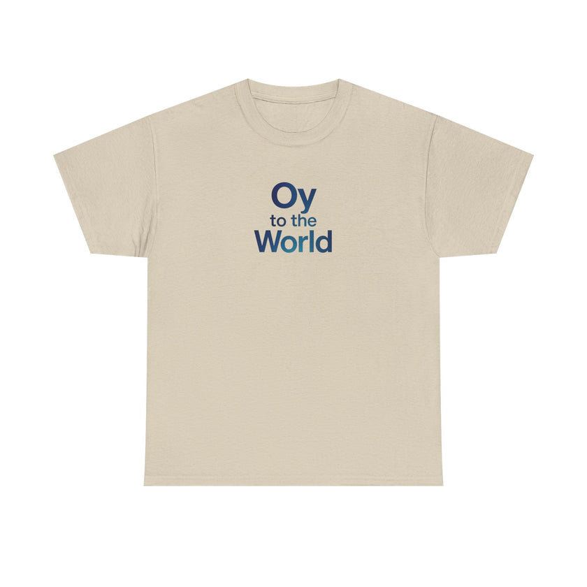 Oy to the World Tee, Chrismukkah Christmas Hanukkah Shirt gift ideas