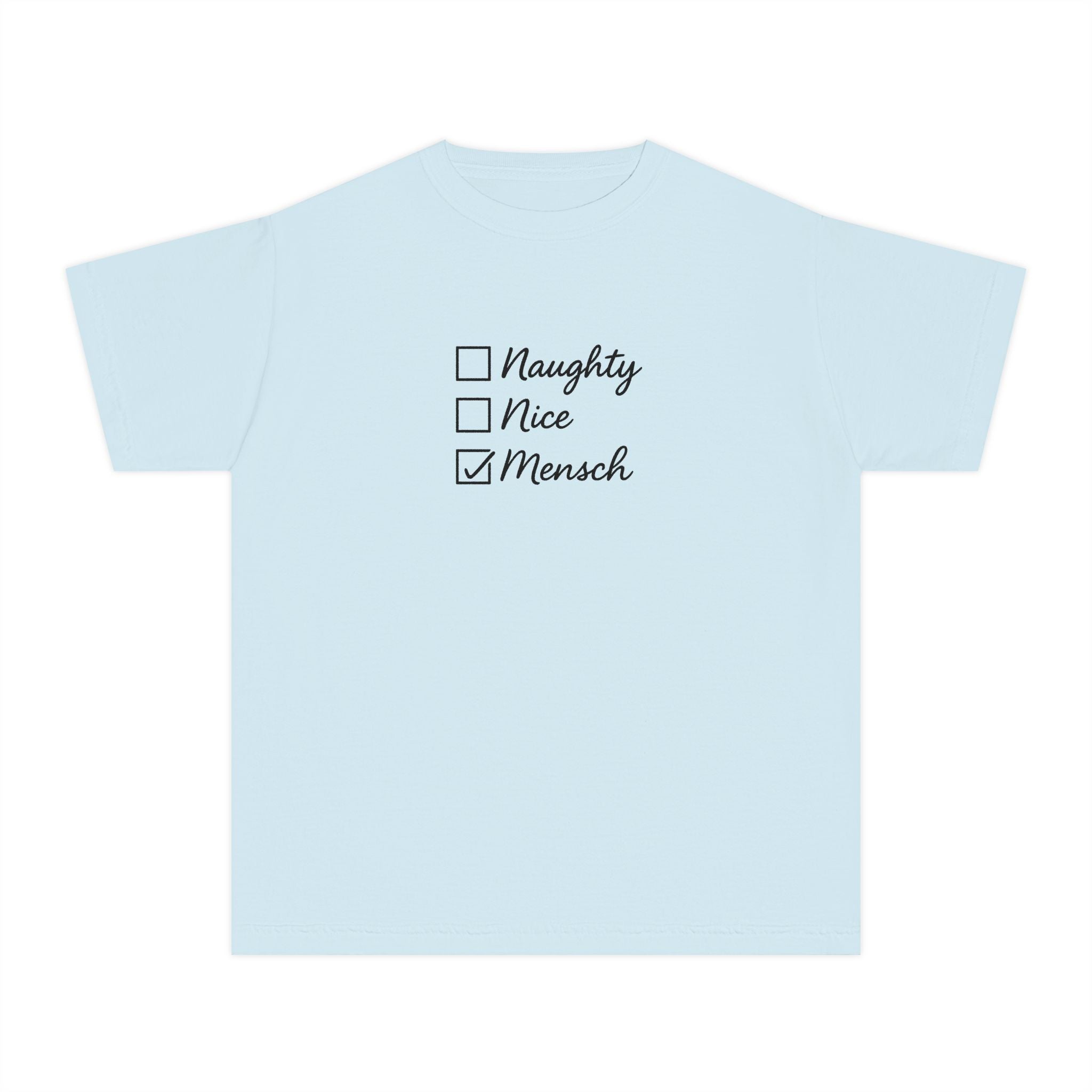 Holiday Humor Youth Tee, Christmas Hanukkah Jewish Christian Kids T-Shirt, Christmukkah Shirt, Gift