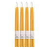 Hand-Dipped Beeswax Taper Candles - Bulk 4-Pair Bundle
