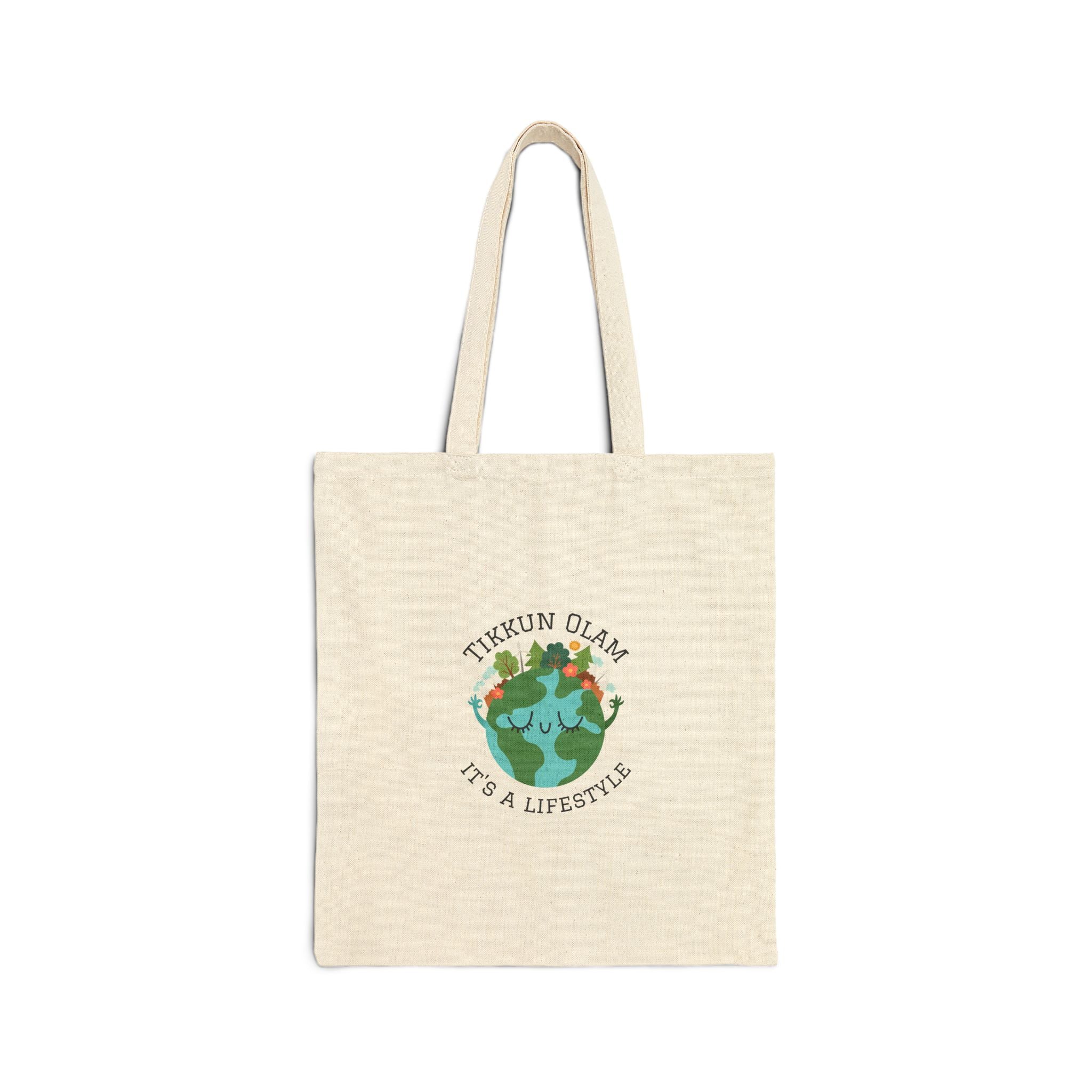 Tikkun Olam Reusable Organic Tote Bag
