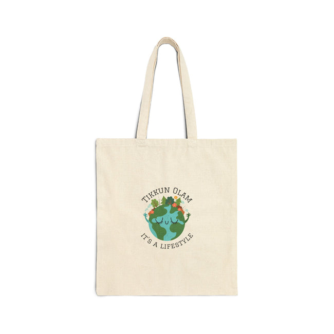 Tikkun Olam Reusable Organic Tote Bag