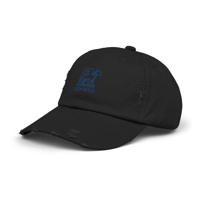 Distressed Cap, Zioness Zionist Israeli Love Judaica Jewish Joy, We Will Dance Again, Never Again, Jewish Star Chai Hamsa, Unisex Hat,
