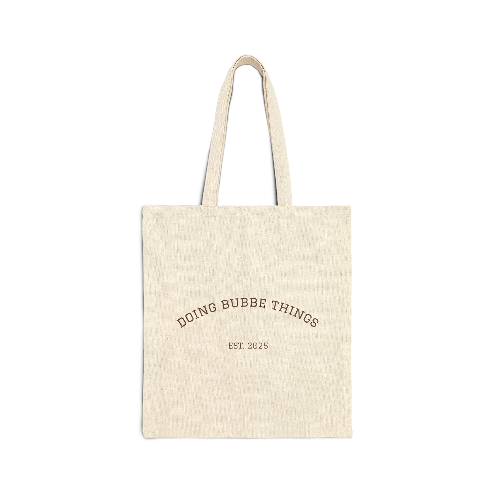 Bubbe Cotton Canvas Tote