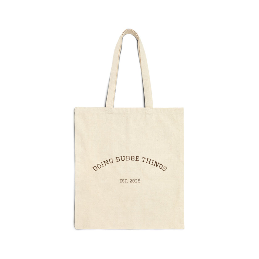 Bubbe Cotton Canvas Tote