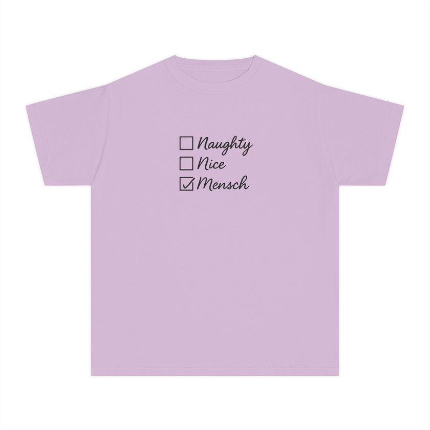 Holiday Humor Youth Tee, Christmas Hanukkah Jewish Christian Kids T-Shirt, Christmukkah Shirt, Gift