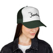Trucker Caps, Jewish Latina Latinx Hat for Women and Men, Adjustable Baseball Cap, Vintage Style, Unique Gift Idea, Embroidered Design