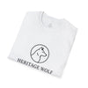 Heritage Wolf Unisex Softstyle T-Shirt - Comfy Tee for Animal Lovers, Casual Wear, Nature Inspired, Gift for Wolf Enthusiasts