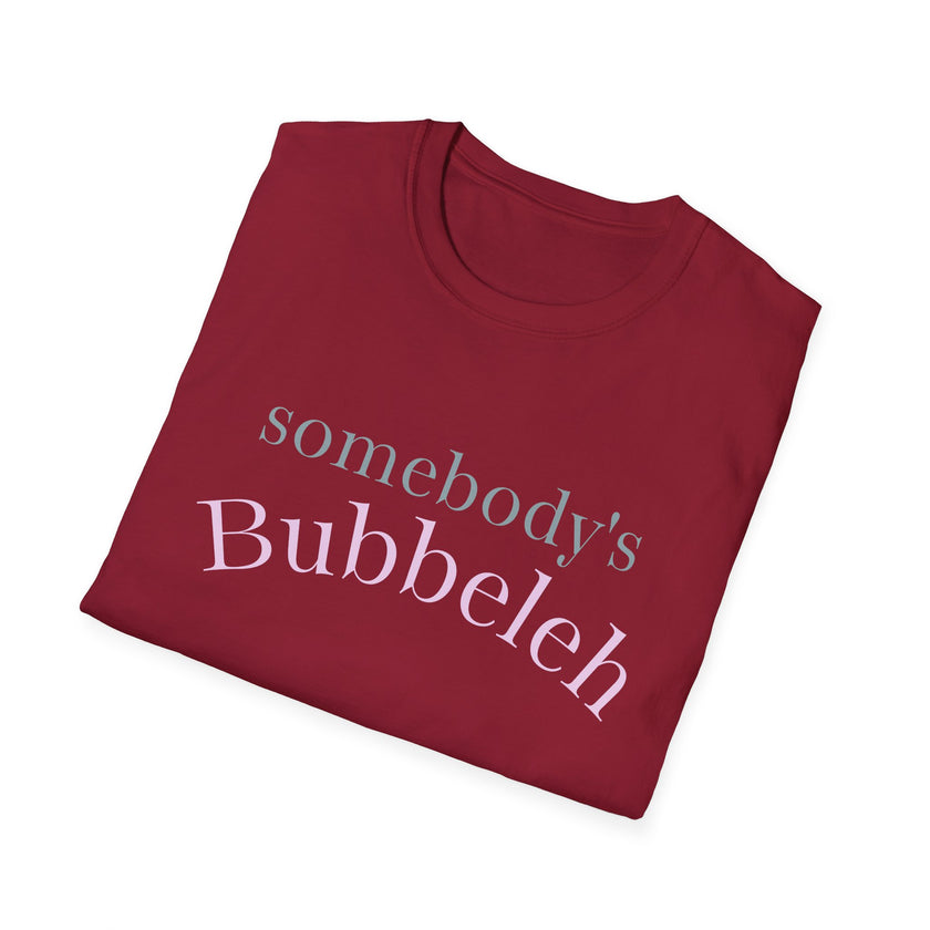 Copy of Somebody's Bubbleleh Baby Tee, Casual Women's Top, Gift for Moms, Cute Crop Tee, Spring Fashion, Family Gathering Style
