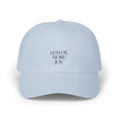 Dad Cap, Jewish Joy Hat, Less Oy More Joy Baseball Cap, Never Again, Jewish Humor Cap, Unisex Baseball Hat