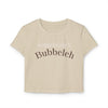 Somebody's Bubbleleh Baby Tee, Casual Women's Top, Gift for Moms, Cute Crop Tee, Spring Fashion, Family Gathering Style