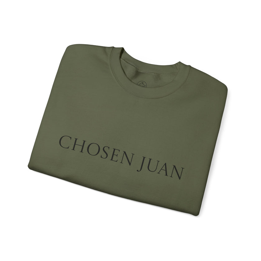 Chosen Juan - Unisex Heavy Blend™ Crewneck Sweatshirt, Unique Sweatshirt, Mexican, Jewish, Satire