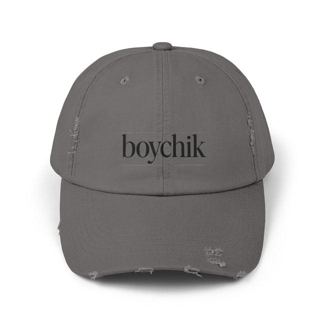 Distressed Cap, Boychik, Hanukkah Gift, Jewish Humor, Hebrew, Unisex Hat, Yiddish Bag Boy Cap, Jewish Cap