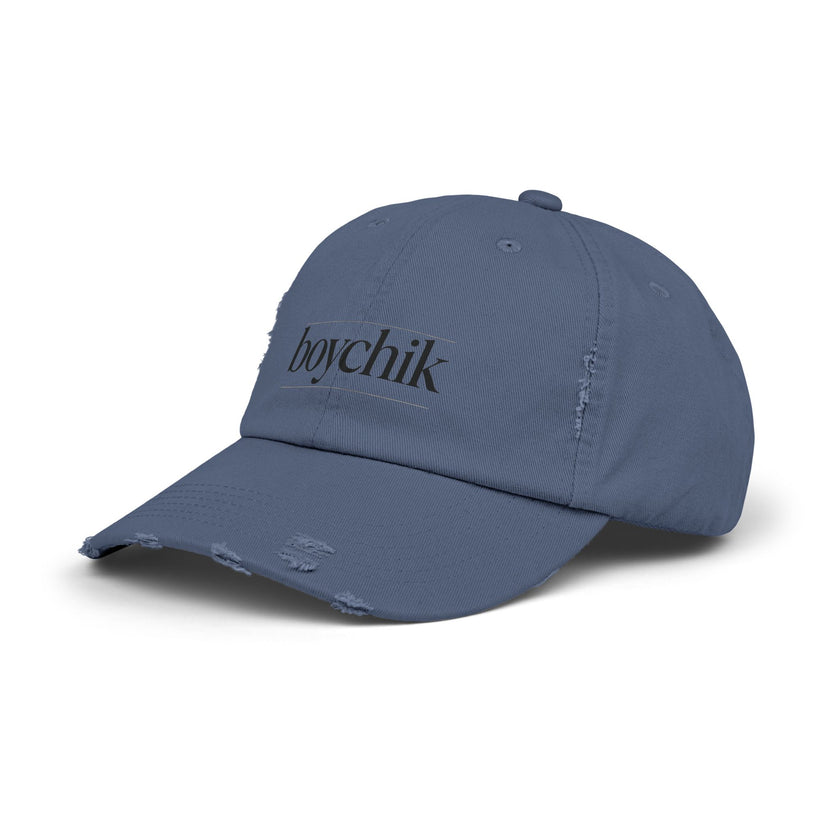 Distressed Cap, Boychik, Hanukkah Gift, Jewish Humor, Hebrew, Unisex Hat, Yiddish Bag Boy Cap, Jewish Cap