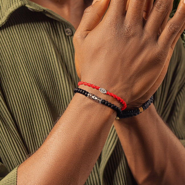 Ancient Protection - Red String Evil Eye Bracelet
