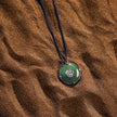 Abundant Energy - Jade Evil Eye Black String Necklace