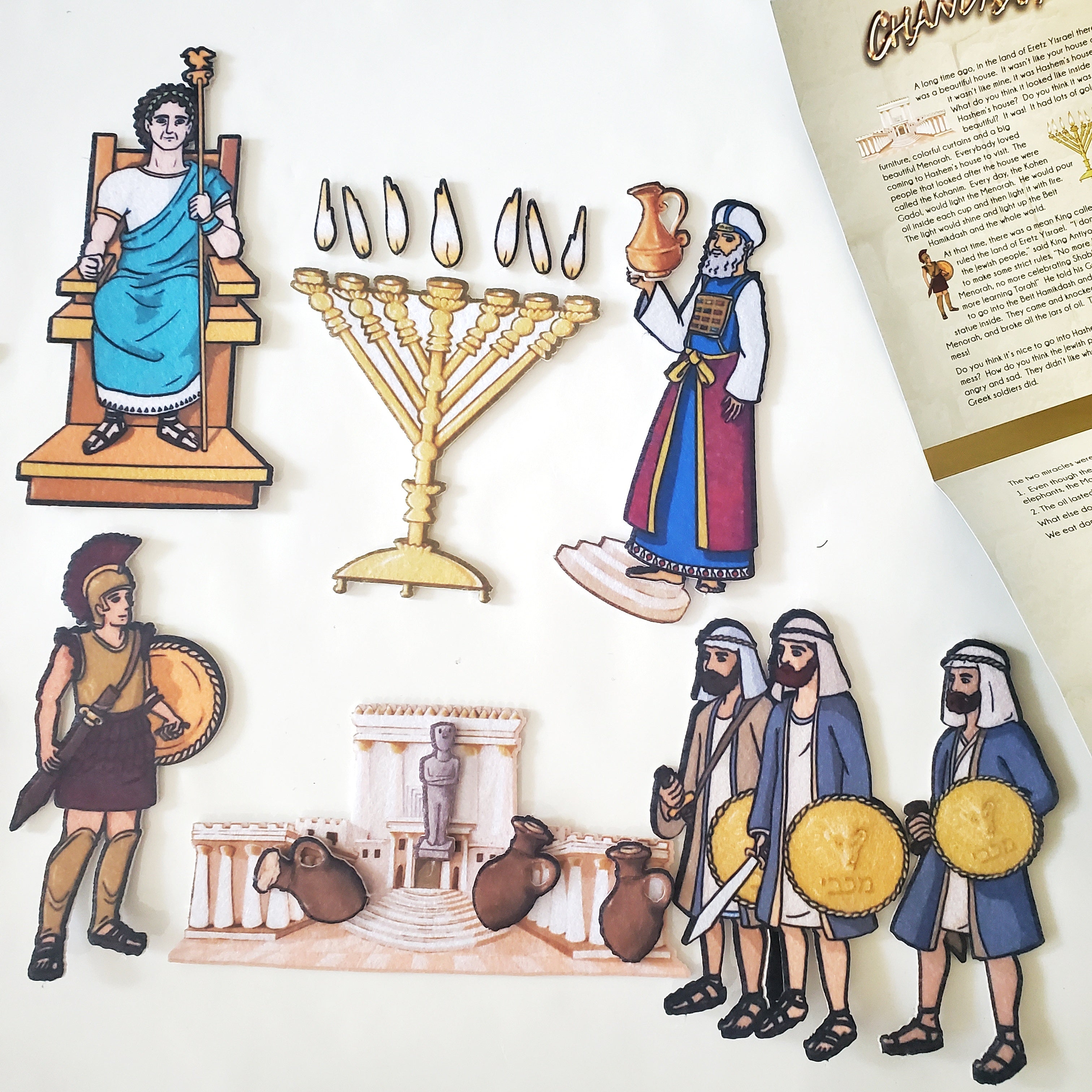 Chanukah/Hanukkah Felt Set