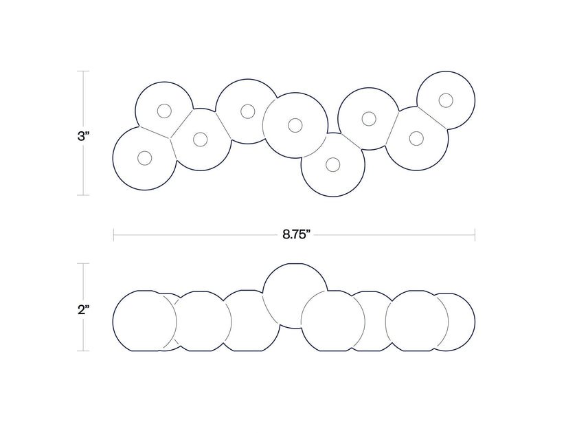Bubble Menorah (Ceramic)