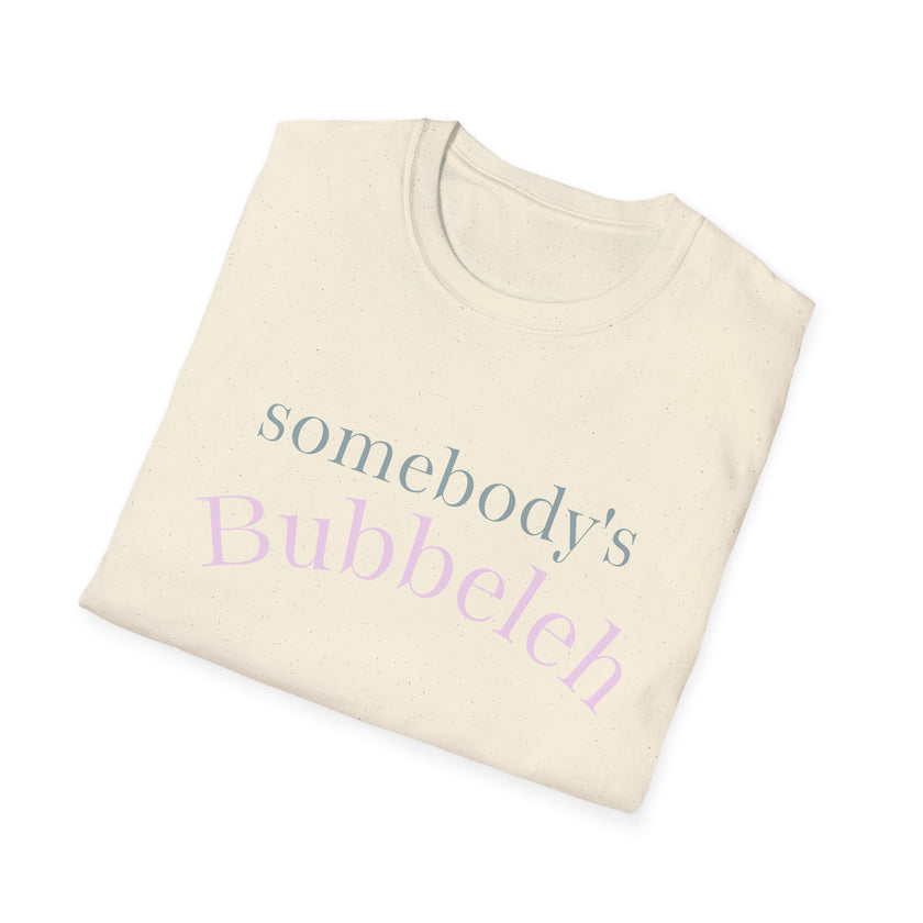 Copy of Somebody's Bubbleleh Baby Tee, Casual Women's Top, Gift for Moms, Cute Crop Tee, Spring Fashion, Family Gathering Style