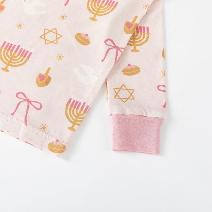 Pretty In Hanukkah (Long Sleeve PJ)
