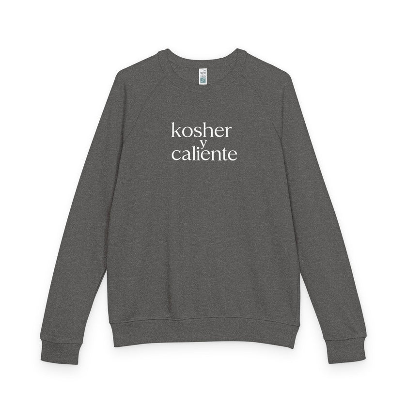 Raglan Sweatshirt, Jewish Latina Latino Latinx Hanukkah Gift, Judean Design, Unisex Pullover Top, Festival Clothing, Hanukkah Celebration