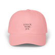 Dad Cap, Jewish Joy Hat, Less Oy More Joy Baseball Cap, Never Again, Jewish Humor Cap, Unisex Baseball Hat