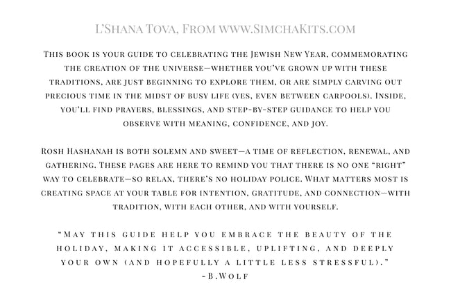 Rosh Hashana Guide: Making Jewish Holidays Accessible